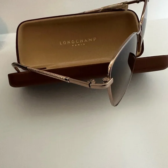 Longchamp Women's Rose Gold Sunglasses - Picture 8 of 11